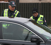 Policijos reidas Kauno Europos pr.