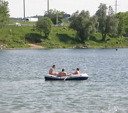 Kaune kar&scaron;tą &scaron;e&scaron;tadienį kauniečiai plūdo į pliažus