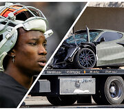 Henry Ruggsas III vairavo &bdquo;Chevrolet Corvette&ldquo; paryčiais prie Las Vegaso, kai įvyko tragi&scaron;ka avarija.