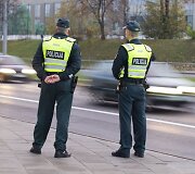 Policijos akcija Vilniuje