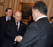 Petro Poro&scaron;enkos ir Vladimiro Putino susitikimas