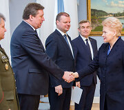 Raimundas Karoblis ir Dalia Grybauskaitė