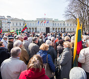 Pensininkams atstovaujančių organizacijų mitingas