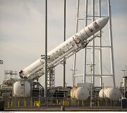 Raketa &bdquo;Antares&rdquo;, kelianti erdvėlaivį &bdquo;Cygnus&ldquo; su Lietuvos palydovais i&scaron; Volopo salos NASA skrydžių centro