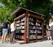 &bdquo;Vilnius skaito&ldquo; lauko skaityklos atidarymas