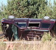 Trečiadienį, apie 11.40 val., kelyje Jurbarkas-Smalininkai nuo kelio nuvažiavo girto vairuotojo automobilis.