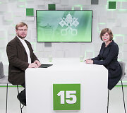 15min studijoje &ndash; pokalbis apie popiežiaus Pranci&scaron;kaus vizitą su kunigu Sauliumi Rum&scaron;u
