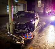 Antakalnio gatvėje susidūrė du automobiliai