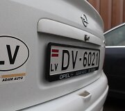 Automobiliai latvi&scaron;kais numeriais