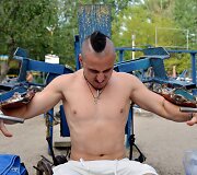 Sporto klubas po atviru dangumi Kijeve