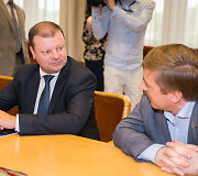 Saulius Skvernelis ir Ramūnas Karbauskis