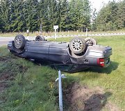 Avarijos metu niekas nenukentėjo
