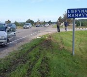 Avarijos metu niekas nenukentėjo
