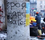 Protestuotojai Kijeve