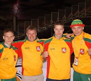 Deividas Danyla, Žydrūnas Jasiūnas, Martynas Jasiūnas ir Sergejus Maslobojevas
