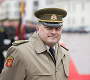 Lietuvoje su oficialiu vizitu lankėsi Latvijos kariuomenės vadas generolas leitenantas Raimondas Graubė.