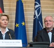 Į Lietuvą atvyko Vokietijos gynybos ministrė dr. Ursula von der Leyen