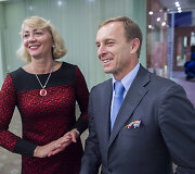 Eimantas Skrabulis ir Nijolė Medvedeva