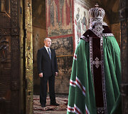 Vladimiras Putinas pas rusų stačiatikių patriarchą Kirilą