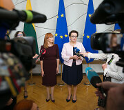 Jurgita Petrauskienė ir Ana Zalevska