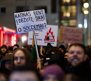 Ketvirtadienio protestas &bdquo;&Scaron;alin rankas nuo laisvo žodžio!&ldquo;