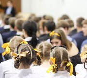 Vilniaus Mikalojaus Dauk&scaron;os vidurinėje mokykloje nuaidėjo paskutinis skambutis