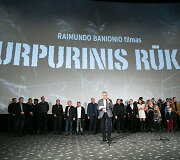 Filmo &bdquo;Purpurinis rūkas&ldquo; premjeros svečiai