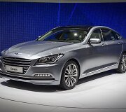 &bdquo;Hyundai&ldquo; i&scaron;&scaron;ūkis Europoje - prabangus &bdquo;Genesis&ldquo; sedanas