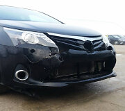 Vokietijoje sudaužyto ir į Lietuvą atkeliavusio &bdquo;Toyota Avensis&ldquo; būklė po avarijos