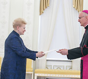 Petaras Rajičius ir Dalia Grybauskaitė