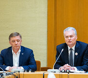 Ramūnas Karbauskis ir Gitanas Nausėda