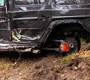Mercedes-Benz avarija Nemenčinės plente