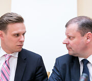 Gabrielius Landsbergis ir Saulius Skvernelis