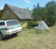 Nusikaltimas įvykdytas &scaron;ioje sodyboje Žagarių kaime, Lazdijų rajone