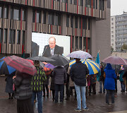 Protestas prie&scaron; Kauno ir Kauno rajono sujungimą