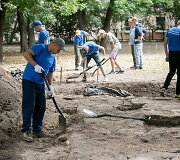 Archeologiniai kasinėjimai Vilniaus Vokiečių gatvėje.
