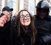 Protestai Rusijoje dėl įkalintų paauglių