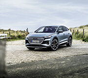 Konkursas &bdquo;Lietuvos metų automobilis 2023 m.&ldquo;, pretendentas Audi Q4 Sportback e-tron