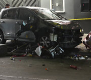 Los Andžele automobilis rėžėsi į minią žmonių