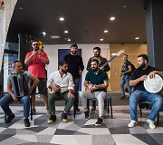 Muzikos grupės &bdquo;Bani Folk Band&ldquo; koncerto akimirkos