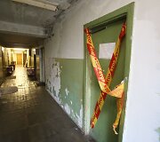 Griūvantis daugiabutis Kaune