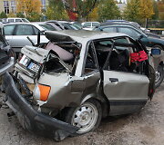 &bdquo;Audi&ldquo; automobilis po avarijos 