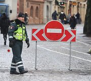 Vilniaus gatvėse &ndash; daugybė laikinų kelio ženklų