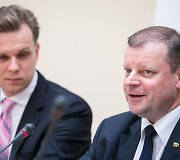 Gabrielius Landsbergis ir Saulius Skvernelis