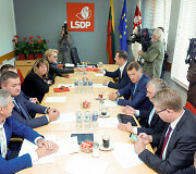 LSDP partijos valdybos posėdis