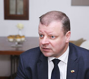 Saulius Skvernelis susitiko su žurnalistais