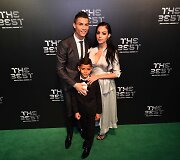 Cristiano Ronaldo su sūnumi ir mylimąja Georgina Rodriguez