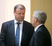 Saulius Skvernelis ir Viktoras Pranckietis