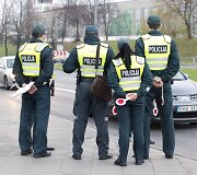 Policijos akcija Vilniuje