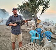 Karingoji Mundari gentis. Pietų Sudanas